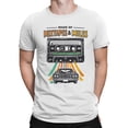 thumbnail image 2 of Vintage Vibes Graphic Men's White T-shirts, 2 of 3