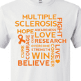 thumbnail image 4 of Inktastic Multiple Sclerosis Awareness Word Cloud T-Shirt, 4 of 5
