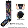 thumbnail image 3 of GZHJMY 1 Pair Christmas Nutcracker Compression Socks for Women Men, Knee High Stocking for Running,Athletic,Medical, 3 of 7