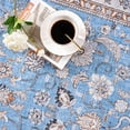 thumbnail image 6 of Softlife Elegant Boho Low Pile Rug Ultra Non-Slip Machine Washable Easy to Clean,6'x9',Blue, 6 of 8