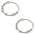 thumbnail image 1 of Pompotops Anxiety Fidget Ring Women Spin Rings With Beads Stress Relief Spinn Ring Clearance, 1 of 1
