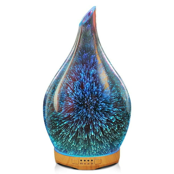 280ml Essential Oil Diffuser 3D Glass Aromatherapy Ultrasonic