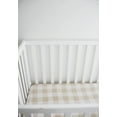 thumbnail image 2 of Marlowe & Co 100% Cotton Muslin Standard Size Crib Sheet (Gingham), 2 of 4
