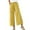 Yellow, variant on Lolmot Cotton Linen Casual Pants Women's Pants Thin Retro Ethnic Wind Embroidered Wide-Legged Pants Elastic High Waist Casual Flower Print Loose Trousers Long Lounge Pants with Pockets