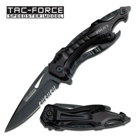 TAC FORCE SPRING ASSISTED KNIFE - LAW ENFORCEMENT (Best Automatic Knife For Law Enforcement)