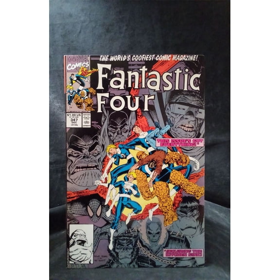 Pre-Owned Fantastic Four #347 1990 Marvel Comics Comic Book