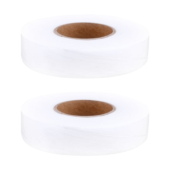 WRISTBIQUE 2Pcs Sewing Fabric Hemming Tape White Easy to Apply Iron on Clothing Tape
