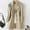 Khaki, variant on Spring Autumn Trench Coat Woman Korean Single-breasted Mid Long Windbreaker Women Fashion Slim Fit Khaki Overcoat