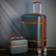 thumbnail image 1 of Conjunto de equipaje rodante para mujer, Maleta de viaje con cerradura de combinación, Universal, bolsa de cosméticos Retro, juego de equipaje con carrito de 2 piezas, 1 of 4