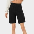 thumbnail image 2 of Gubotare Bermuda Shorts Women's Classic-Fit Knit Pull-On Short,Blue L, 2 of 5