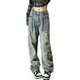 thumbnail image 5 of AULKEEP Womens Hip Hop Street Pants  Jogger for Women Goth Harajuku High Waist Trousers Sexy  Black Pants, 5 of 9