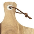 thumbnail image 5 of Hecef 3 Pcs Cheese Board Set, Wood Charcuterie Serving Platter with Cheese Knife and Handle, 5 of 13