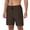 Black, variant on Brown Moroccan Trellis pattern Mens Swim Trunks with Compression Liner Stretch Beach Shorts Quick Dry with Zipper Pockets No-Chafing Board Shorts-Large