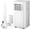 8000 BTU, variant on FREE VILLAGE 8,000 BTU Portable Air Conditioner,AC Unit with Built-in Cool,Dehumidifier & Fan Modes for Room up to 350 sq.ft, Conditioner Remote Control,24 Hour Timer,Installation Kit - White