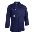thumbnail image 2 of Chaquetas Abrigo de Manga Larga Uniformes Hotel Restaurantes - Azul oscuro, oscuro m Sunnimix uniforme de chaqueta de chef, 2 of 8