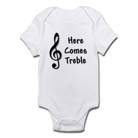 

CafePress - Here Comes Treble Body Suit - Baby Light Bodysuit