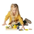thumbnail image 3 of Manhattan Toy Flora & Fauna Toddler & Kids Pretend Play 23-Piece Wooden Tea Set, 3 of 7