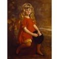 thumbnail image 2 of George de Forest Brush 15x18 Black Ornate Wood Framed Double Matted Museum Art Print Titled - Polly (1916), 2 of 5