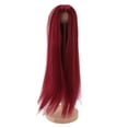 thumbnail image 2 of Perruque de Poupée, Perruque de Poupée Longue Perruque de Remplacement de Cheveux Faite à la Main Professionnelle Faite à la Main Douce Résistance à la Chaleur Partie Centrale Longue Perruque Droite de Poupée pour Style de Fabrication de Poupées avec Fer à Friser, 2 of 7