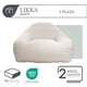 thumbnail image 3 of Sillón De Espuma Comprimida Al Vacío 1 Plaza Japandi Likka White, 3 of 6