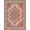 Pink, Pattern 4, variant on ODIKA Pink Avian Boho Flourish Repeating Sprig Border Decorative Vintage for Small Living Room, Playroom, Bedroom, Easy Care Kids Safe