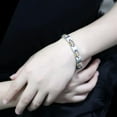thumbnail image 5 of Women's White Metal Gold 35.73(g) Rhodium Bracelet, 5 of 5