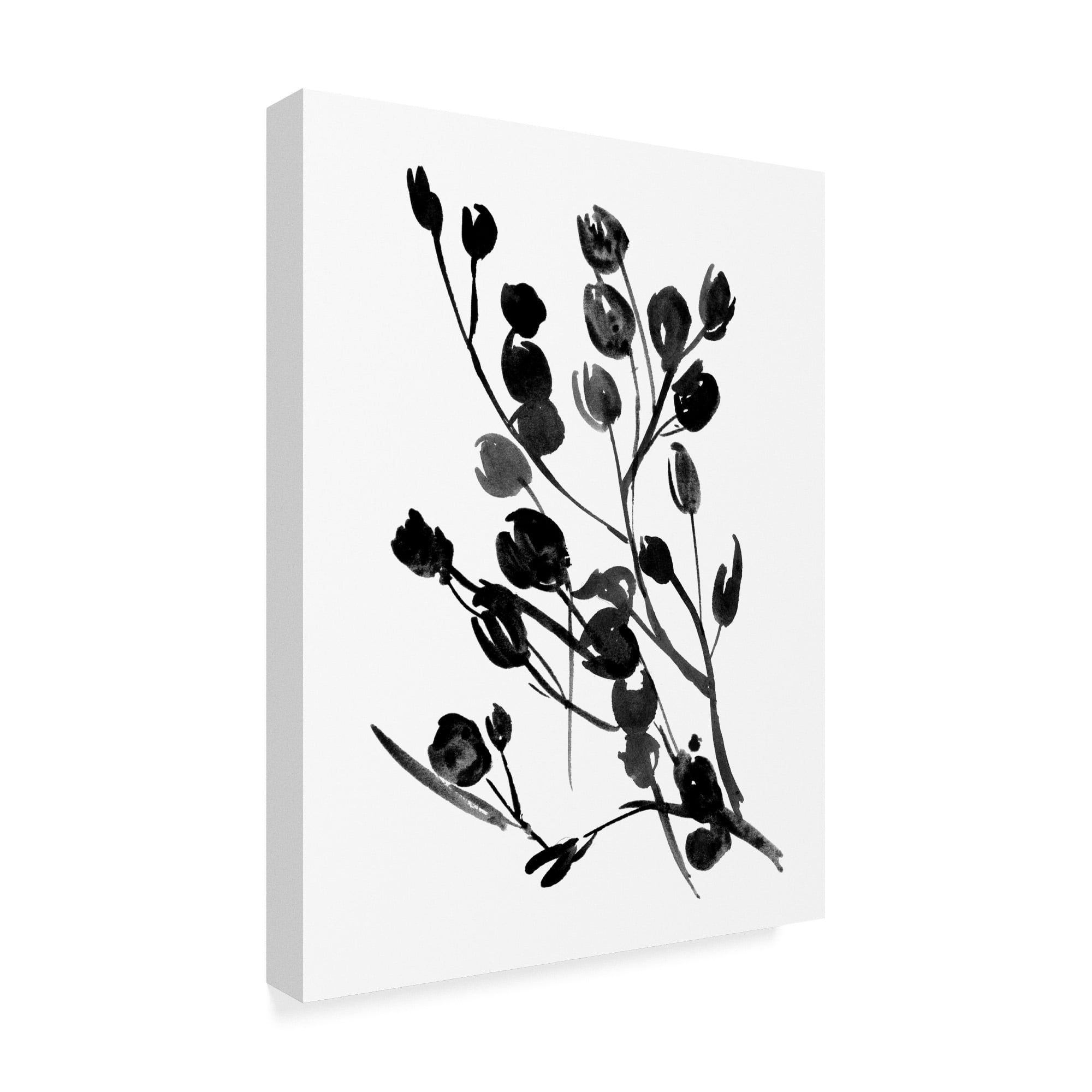 Trademark Fine Art 'Expressive Floral I' Canvas Art by Melissa Wang