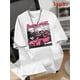 thumbnail image 1 of Boys' Cool Car Graphic T-Shirt - Black Short Sleeve with Pink Sports Car Design, "Over Limit" Text, Casual Cotton for Spring/Summer, Cute T Shirts, 1 of 6