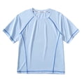 thumbnail image 4 of FRSASU Kids Rash Guard T-Shirt Short Sleeve Crew Neck Kids Youth Quick Dry Summer Tee, 4 of 8