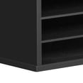 thumbnail image 1 of VEVOR Organizador de literatura de madera con 27 compartimentos y estantes extraíbles, color negro, 1 of 9