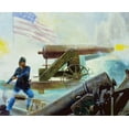 thumbnail image 3 of Mort Kunstler "The Flag and Union Imperiled" FRAMED Civil War Art Generic, 3 of 3