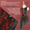 thumbnail image 7 of YONGHS Kids Girls Sequins Lace Ballet Lyrical Dance Dress Latin Rumba Dancewear, 7 of 7