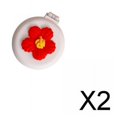 thumbnail image 1 of Espejo pequeño con cepillo Salvador 2 piezas Flor, 1 of 10