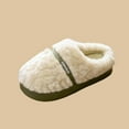 thumbnail image 6 of Bovxnpu House Slippers for Women Casual Indoor/Outdoor Shoes, Women's Indoor Slippers Suitable For Couples And Postpartum Women Stylish Fall And Winter Fleece-Lined Sandals Comfy Indoor House Shoes, 6 of 8