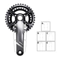 thumbnail image 5 of Tekuisi Mountain Bicycle Crank Protector Stickers TPH Transparent Invisible Protective Decals Bike Crank Film Accessories, 5 of 6