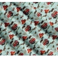 thumbnail image 3 of Soimoi Green Cotton Voile Fabric Barn & Pet Animals Farm Print Sewing Fabric Yard 58 Inch Wide, 3 of 7