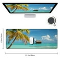 thumbnail image 2 of JRXY Huts on Tropical Beach Mouse Pad - Extended Size 31.5 x 11.8 Inch 31.5x11.8 in, 2 of 6