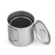 thumbnail image 1 of Taza de Agua de Picnic de Campamento de Titanio Ultraligero de Agua Con Plegable de 300 ml / 350ml / 450ml / 550ml / 650ml / 750ml, 1 of 7
