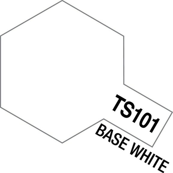 Tamiya TS-101 Base White 100ml Spray Can TAM85101 Lacquer Primers & Paints