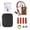 Orange, variant on Xirurus Universal Fuel Injector Tester and Cleaner Tool Kit, 8 Pulse Modes, with 4 Injector Cleaner Adapters, Short Circuit Protection, Orange
