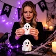 thumbnail image 2 of 5.9" Halloween Squishy Set, Soft Slow-Rising Ghost & Pumpkin, Halloween Party Favors, 2 of 4
