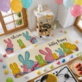 thumbnail image 1 of Uuiauoio Easter Kitchen Rug Set of 2, Spring Easter Eggs Bunny Non Slip Kitchen Mats for Floor Happy Easter Home Decor Kitchen Floor Rugs for Hallway Laundry Room, 1 of 6