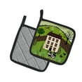 thumbnail image 2 of Folk Art Country House Pair of Pot Holders, 2 of 3