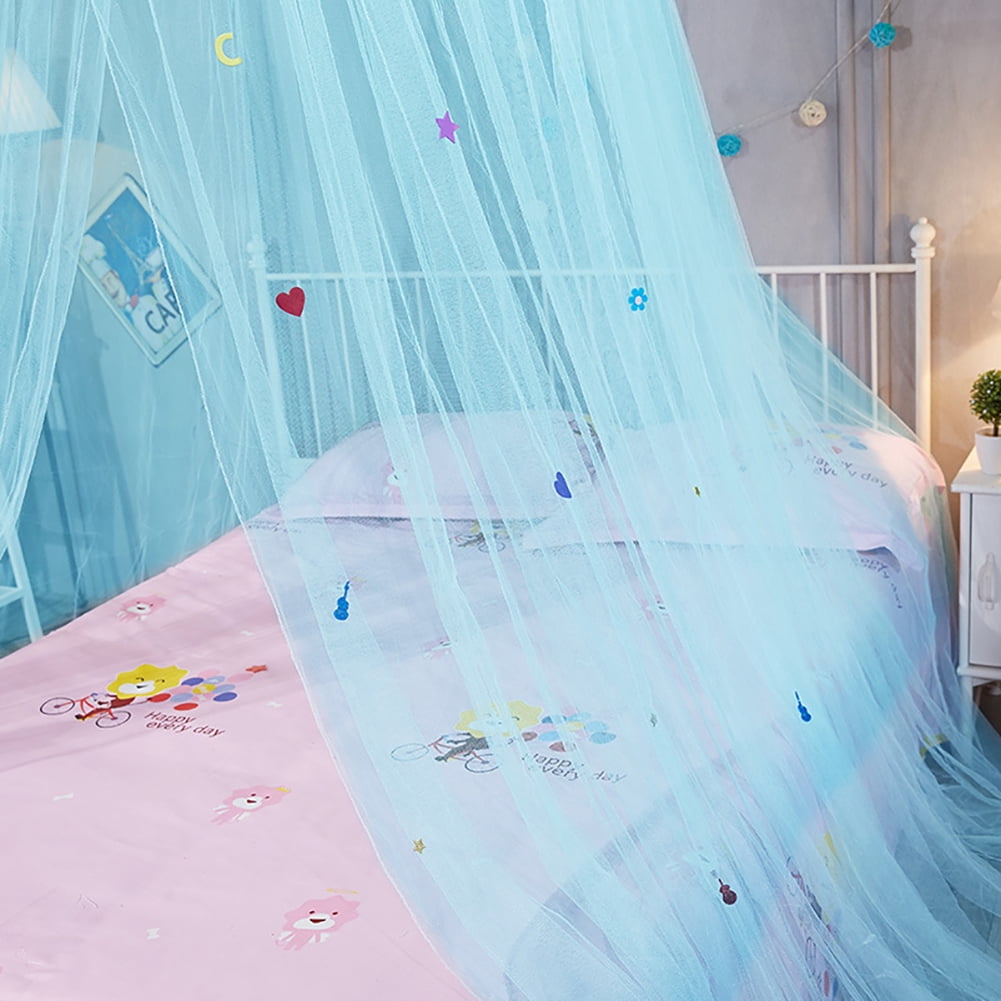 CSCHome Kids Bedspread Net for Girls Room Decor Transparent Pvc Ceiling Bed Canopy Bed Tent Easy to Install with Suction Cup Hook Screws