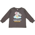 thumbnail image 3 of Inktastic Grandma's Ray Of Sunshine Cute Elephants Rainclouds and Sun Boys or Girls Long Sleeve Toddler T-Shirt, 3 of 5