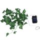 thumbnail image 3 of Luz de alambre de cobre de vid de hoja verde Artificial, guirnalda de luces alimentada por energía Solar con Chip de 2M y 20LED para decoración de boda y hogar, 3 of 8