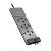 360 Electrical Director 3.4 Surge Strip, 8 AC Outlets, 2 USB Ports, 6 ft Cord, 3150 J, Black