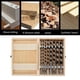thumbnail image 5 of Juego de 8 brocas de acero al carbono Bling Bling con vástago hexagonal y estuche de madera, 5 of 12