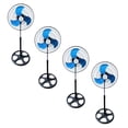 thumbnail image 1 of 4 Pack Ventilador Pedestal 3 Aspas Casa Oficina Ajustable, 1 of 6