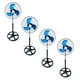 thumbnail image 1 of 4 Pack Ventilador Pedestal 3 Aspas Casa Oficina Ajustable, 1 of 6